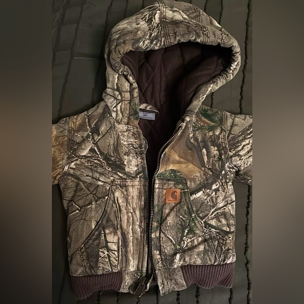 Carhartt Kids Camo Canvas Jacket